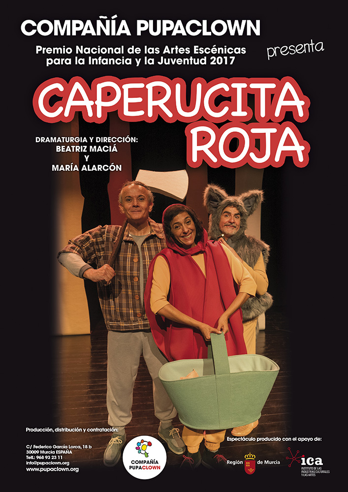 Cartel Caperucita Roja Pupaclown