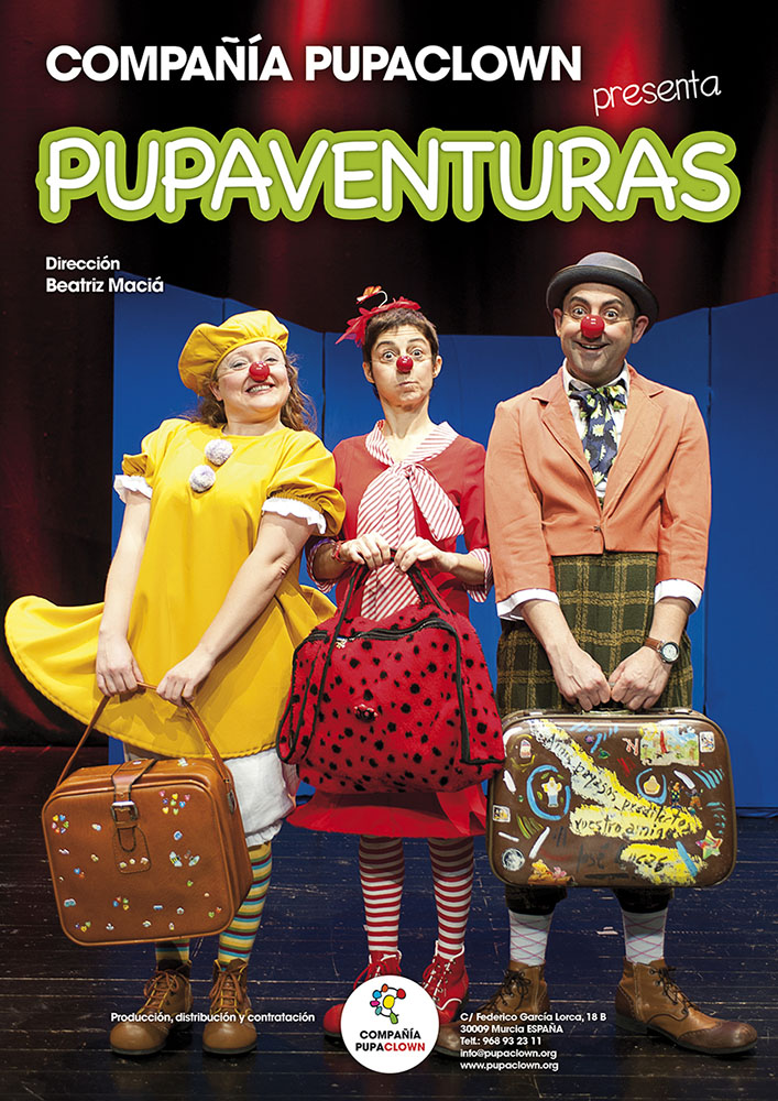 Cartel Pupaventuras Pupaclown
